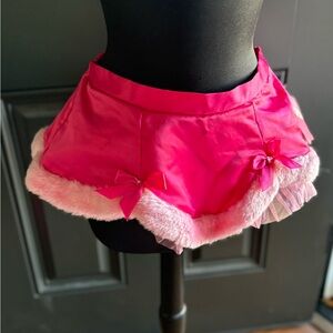 victorias secret sexy little things santa mini skirt NWT